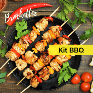 Kit barbecue - Brochettes XL
Pour 4 personnes